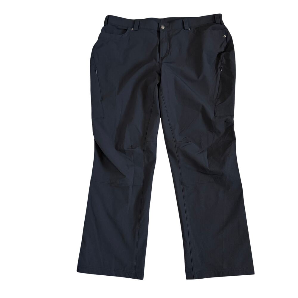Women's Black Straight-Leg Utility Pants